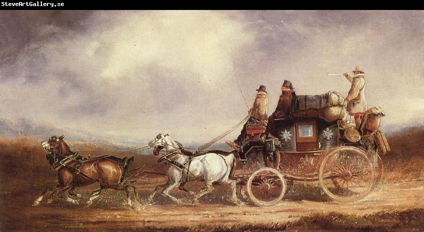 Charles Cooper The Edinburgh-London Royal Mail on the Road